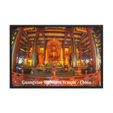 Framed matte paper poster - Guangxiao Buddhist Temple - China IMAGES OF GOD