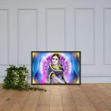 Framed poster -  Goddess Radha - Companion of Krishna, symbol of Love, Humility and Loyalty IMAGES OF GOD