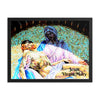 Framed poster - Christian mosaic Jesus and Virgin Mary IMAGES OF GOD