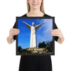 Framed poster - Cristo Redentore - Italy - Europe - Jesus Christ - Catholicism IMAGES OF GOD