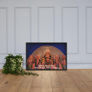 Framed poster - Goddess Durga - Hinduism IMAGES OF GOD