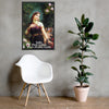 Framed poster - Goddess Radha - Companion of Krishna, symbol of Love, Humility and Loyalty IMAGES OF GOD