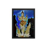 Framed poster - Goddess Saraswati - Hindu goddess of knowledge, music, art, wisdom and nature - Hinduism IMAGES OF GOD