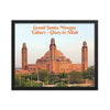 Framed poster - Grand Jamia Mosque, Lahore - Islamic Republic of Pakistan IMAGES OF GOD