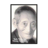 Framed poster - Kalu Rinpoche - Tibetan Buddhism IMAGES OF GOD
