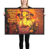 Framed poster - Lord Ganesh Fills Your Home With Prosperity & Fortune - Hinduism IMAGES OF GOD