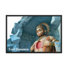 Framed poster - Lord Hanuman - Sculpture in Hindu Temple in Rishikesh IMAGES OF GOD