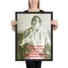Framed poster - Meher Baba - "So learn to love and give, and not to expect anything from others."  - Hinduism -  India IMAGES OF GOD