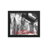 Framed poster - Meher Baba - "There are many who have not seen me but who are very close to me."  - Hinduism -  India IMAGES OF GOD