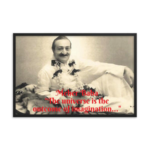 Framed poster - Meher Baba - I have come not to teach, but to awaken - Hinduism -  India IMAGES OF GOD