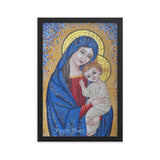 Framed poster - Mosaic of the Virgin Mary - Catholicism IMAGES OF GOD