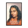 Framed poster - Paramahansa Yogananda - Indian yogi and guru - Kriya Yoga - Hinduism IMAGES OF GOD
