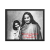 Framed poster - Paramahansa Yogananda visits Sri Ananada Mayi Ma IMAGES OF GOD