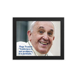 Framed poster - Pope Francis - Catholic Church IMAGES OF GOD