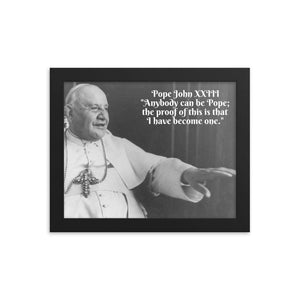 Framed poster - Pope Saint John XXIII - Catholic Church IMAGES OF GOD