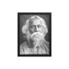 Framed poster - Rabindranath Tagore - Poet/Writer/Spiritual influence - Hinduism IMAGES OF GOD