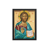 Framed poster - Religious Orthodox icon -  Christ the Pantocrator ("All-powerful") -  Jesus Christ - Catholicism  - Prosopon School of Iconology IMAGES OF GOD