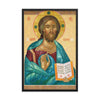 Framed poster - Religious Orthodox icon -  Christ the Pantocrator ("All-powerful") -  Jesus Christ - Catholicism  - Prosopon School of Iconology IMAGES OF GOD