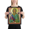 Framed poster - Religious Orthodox icon - Prosopon - Christ the Pantocrator ("All-powerful") -  Jesus Christ - Catholicism IMAGES OF GOD