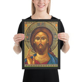 Framed poster - Religious Orthodox icon  Christ the Pantocrator ("All-powerful") -  Jesus Christ - Catholicism IMAGES OF GOD