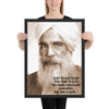 Framed poster - Sant Kirpal Singh was a Spiritual Master (satguru) and World teacher - Yoga of the Sound Current (Surat Shabd Yoga) - Sikhism - India IMAGES OF GOD