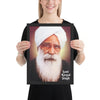 Framed poster - Sant Kirpal Singh was a Spiritual Master (satguru) and World teacher - Yoga of the Sound Current (Surat Shabd Yoga) - Sikhism - India IMAGES OF GOD