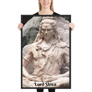 Framed poster - Shiva - one of the principal deities of Hinduism IMAGES OF GOD