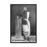 Framed poster - Sri Ramakrishna - studio photo IMAGES OF GOD