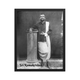 Framed poster - Sri Ramakrishna - studio photo IMAGES OF GOD