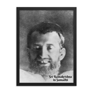 Framed poster - Sri Ramakrishna in Samadhi (closeup) IMAGES OF GOD
