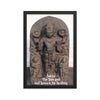 Framed poster - Surya - the Sun god and known for healing - Hinduism IMAGES OF GOD