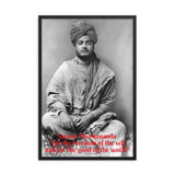 Framed poster - Swami Vivekananda - India - Vendanta - Hinduism IMAGES OF GOD