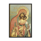 Framed poster - The Virgin Mary - By Fyodorovich Ushakov - Russia - Catholicism IMAGES OF GOD