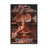 Framed poster Statue of Lord Krishna  Krishna - Hinduism IMAGES OF GOD