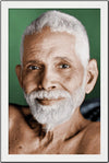 Gelato global print - Premium Semi-Glossy Paper Wooden Framed Poster - The Great Sage Bhagavan Sri Ramana Maharishi - Hinduism - India Gelato