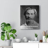 History & Poets - SMALL Canvas Gallery Wraps - Made in USA - The remarkable Walt Whitman - author of Leaves of Grass - spiritual and a great influence - quote: We convince by our presence Printify