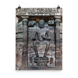 Poster - Ancient  Buddhist Ajanta caves in India - pose of Equanimity and wisdom IMAGES OF GOD