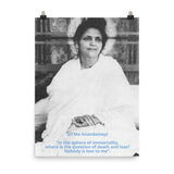 Poster - Hindu Saint Ananda Mayi Ma - or Bliss permeated Mother - ID-MA-1001 IMAGES OF GOD