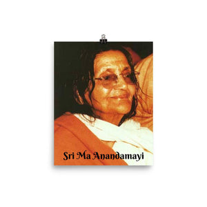 Poster - Hindu Saint Ananda Mayi Ma - or Bliss permeated Mother - ID-MA-1004 IMAGES OF GOD