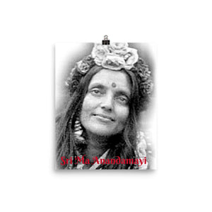 Poster - Hindu Saint Ananda Mayi Ma - or Bliss permeated Mother - ID-MA-1008 IMAGES OF GOD