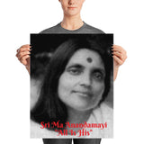 Poster - Hindu Saint Ananda Mayi Ma - or Bliss permeated Mother - ID-MA-1014 IMAGES OF GOD