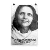 Poster - Hindu Saint Ananda Mayi Ma - or Bliss permeated Mother - ID-MA-1022 IMAGES OF GOD