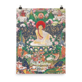 Poster - MahaSiddha Yogi - Jetsun Milarepa - Tibetan Buddhism - Tibet IMAGES OF GOD