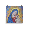 Poster - Mosaic of the Virgin Mary, Catholicism. IMAGES OF GOD