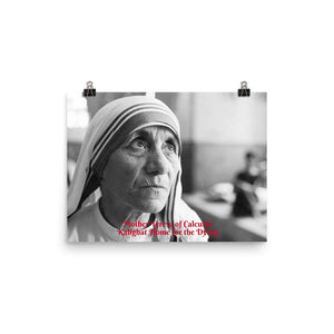 Poster - Mother Teresa of Calcutta - Saint - Catholic Church IMAGES OF GOD