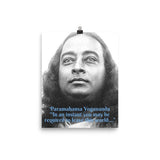 Poster - Paramahansa Yogananda - Indian yogi and guru - Kriya Yoga - Hinduism IMAGES OF GOD