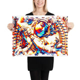 Poster - Radha and Krirshna - Hinduism IMAGES OF GOD
