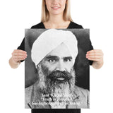 Poster - Sant Kirpal Singh was a Spiritual Master (satguru) and World teacher - Yoga of the Sound Current (Surat Shabd Yoga) - Sikhism - India IMAGES OF GOD