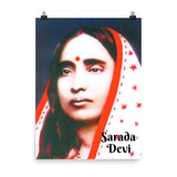 Poster - Sarada Devi - the spiritual-wife and spiritual consort of Sri Ramakrishna - Hinduism IMAGES OF GOD