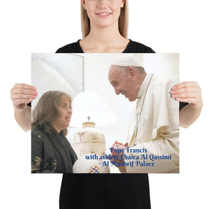 Poster - Special Olympics torchbearer thrilled at meeting with Pope Francis in UAE  - Catholic Church IMAGES OF GOD